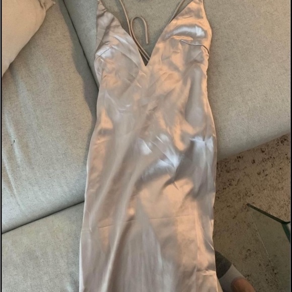 Revolve Maxi Slip Gown - Picture 2 of 5